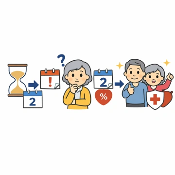 치매보험 면책기간과 감액기간 구조 설명1