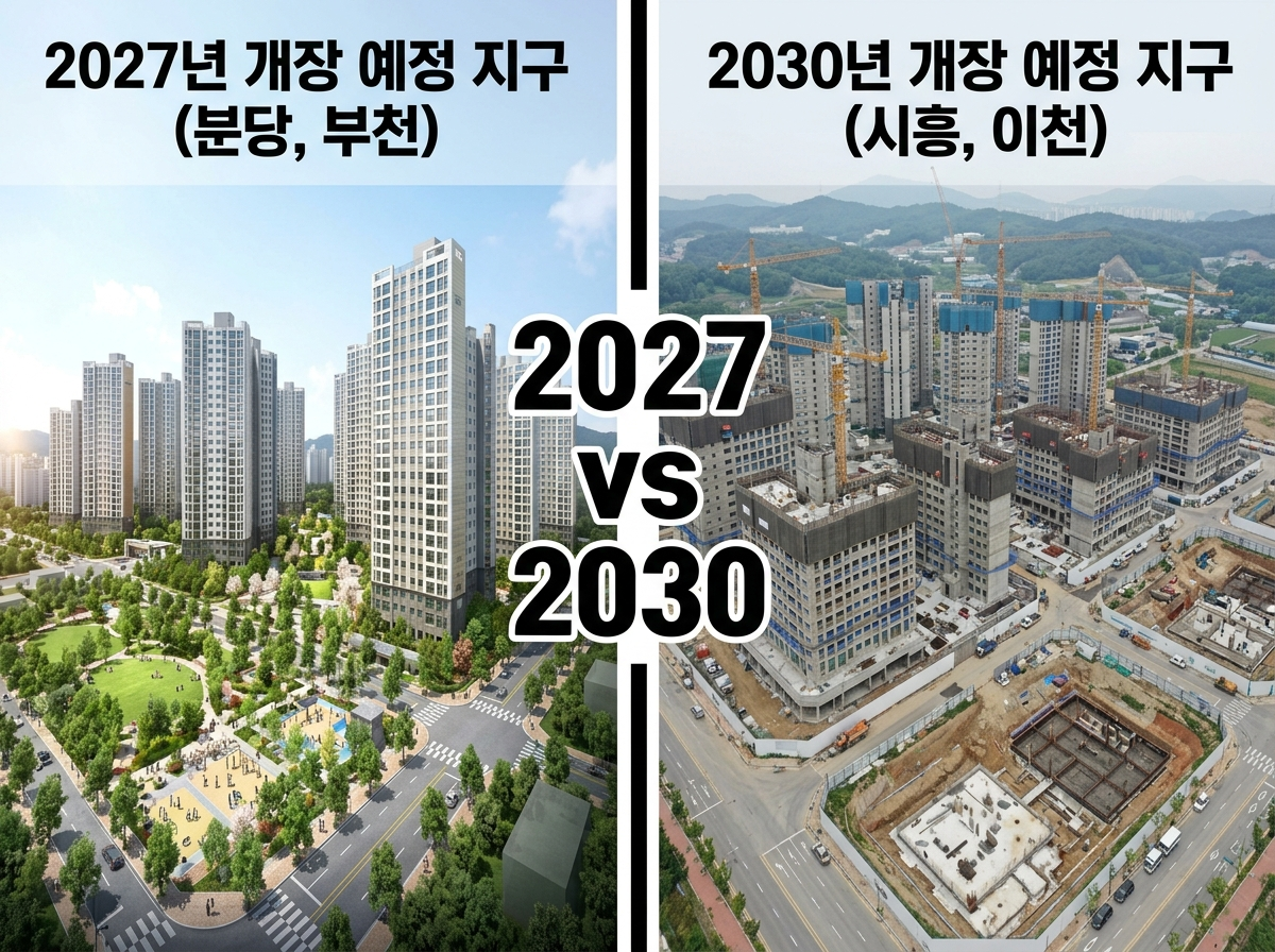 2027년 vs 2030년 개교 지역 비교