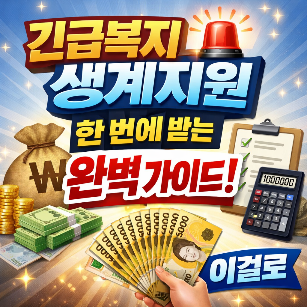 긴급복지 생계비 신청하러 가기