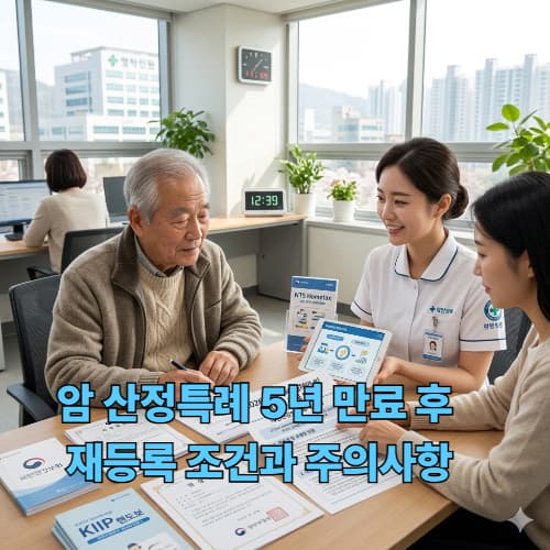 암 산정특례 제도 총정리: 본인부담금 5% 혜택 신청과 갱신