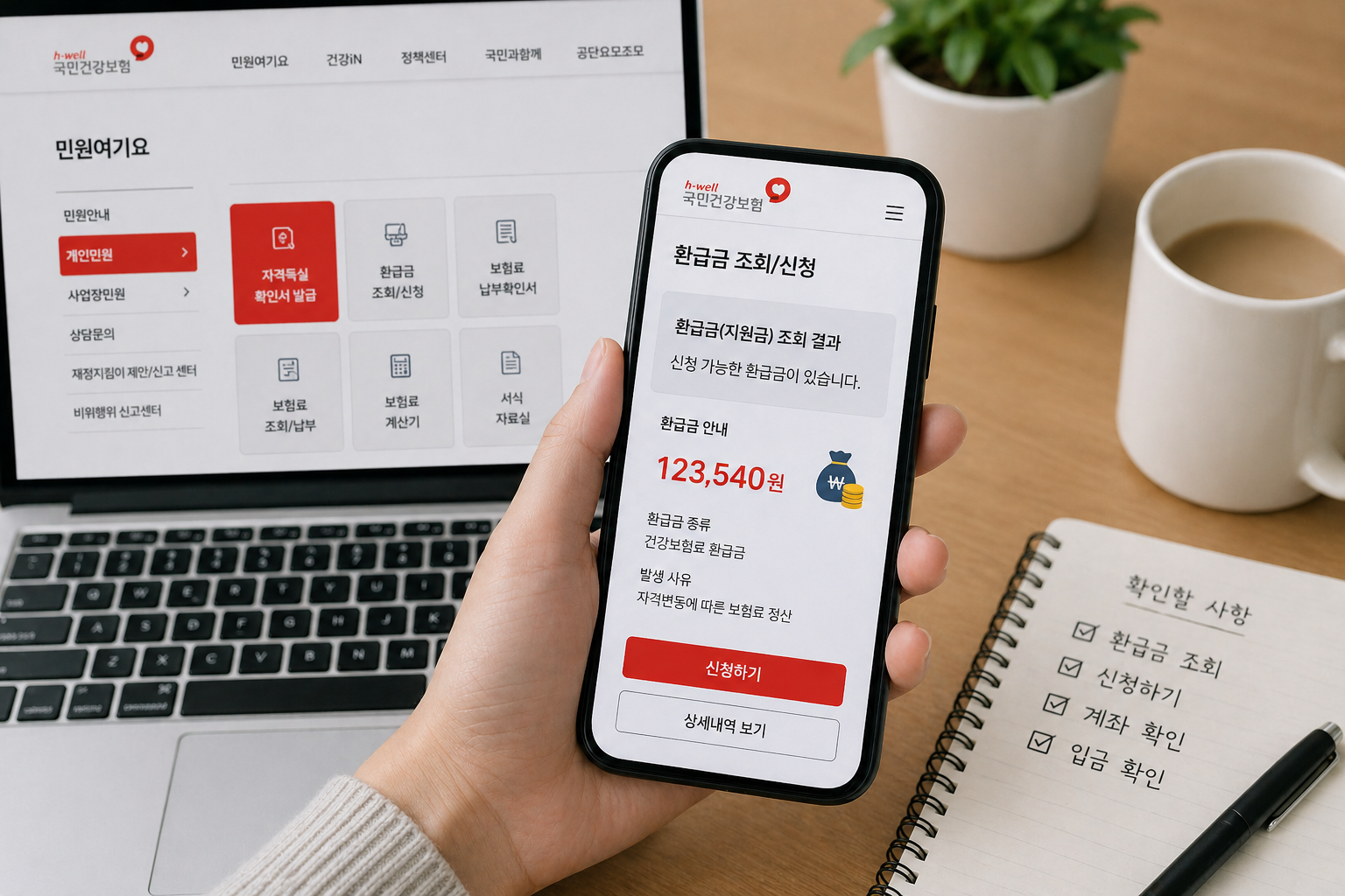 건강보험료 환급금 조회 방법 (환급금이 생기는 이유, 조회와 신청 방법, 놓치지 않는 팁)