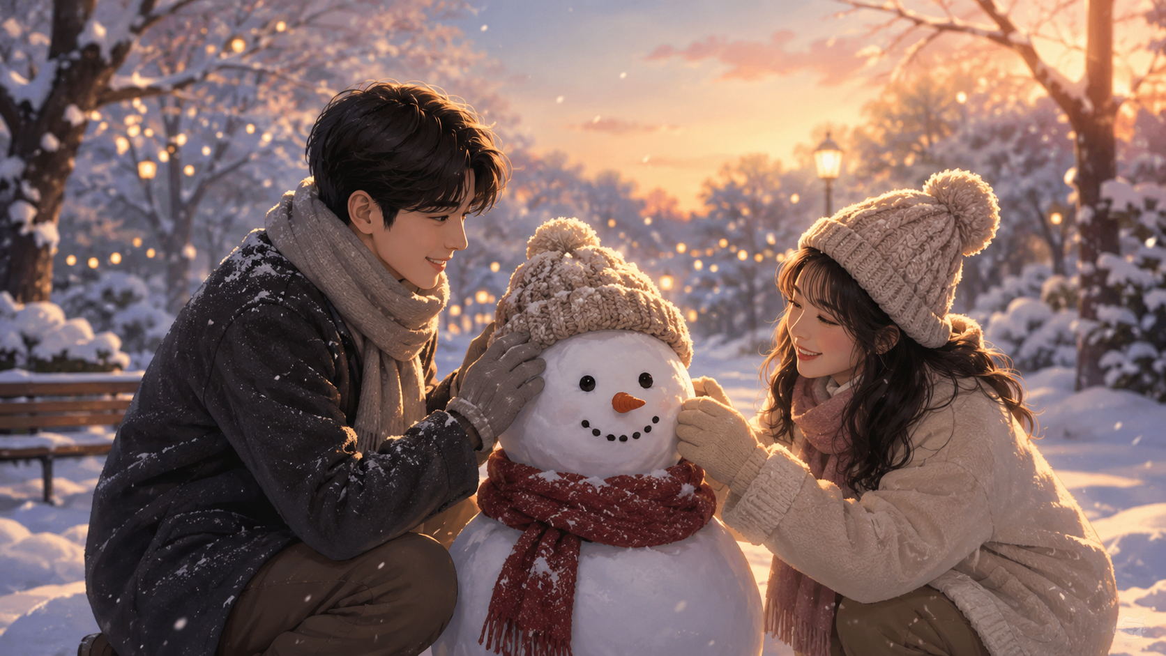 연인과-함께-눈사람을-만드는-꿈과-관계의-의미
