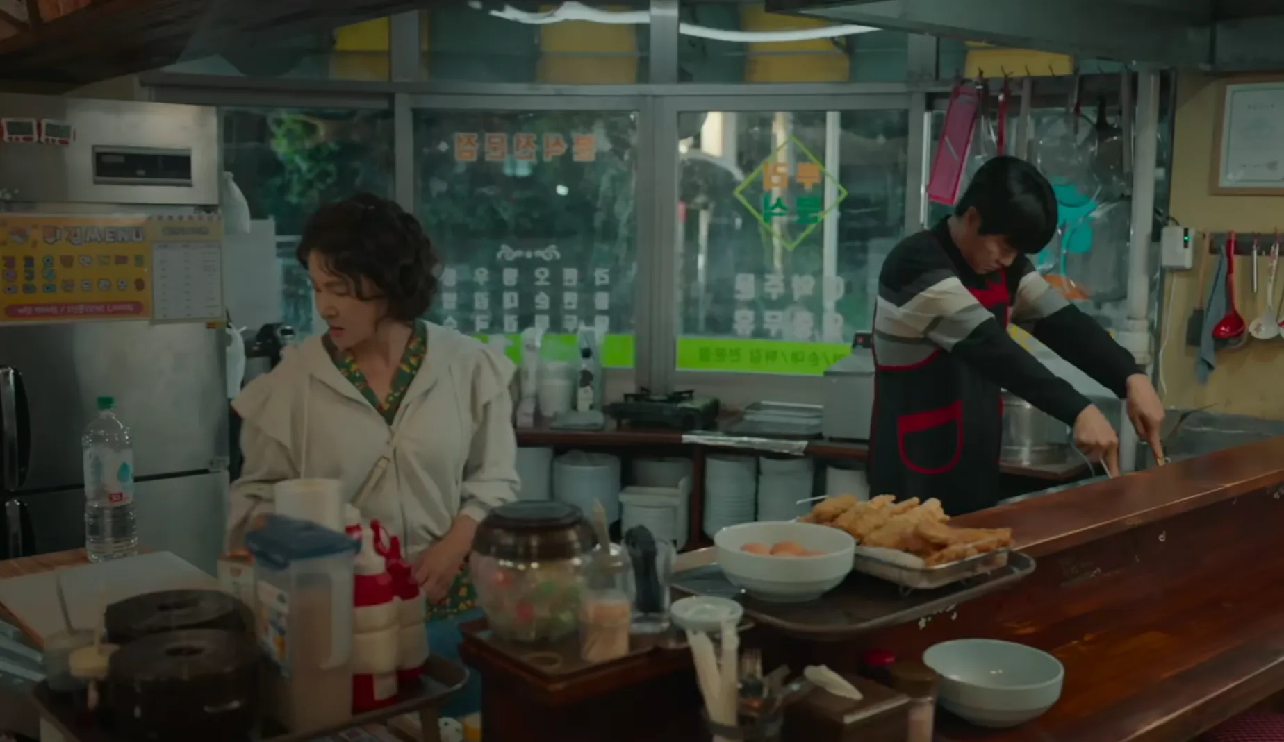 엄마친구아들 드라마 촬영지 뿌리 분식