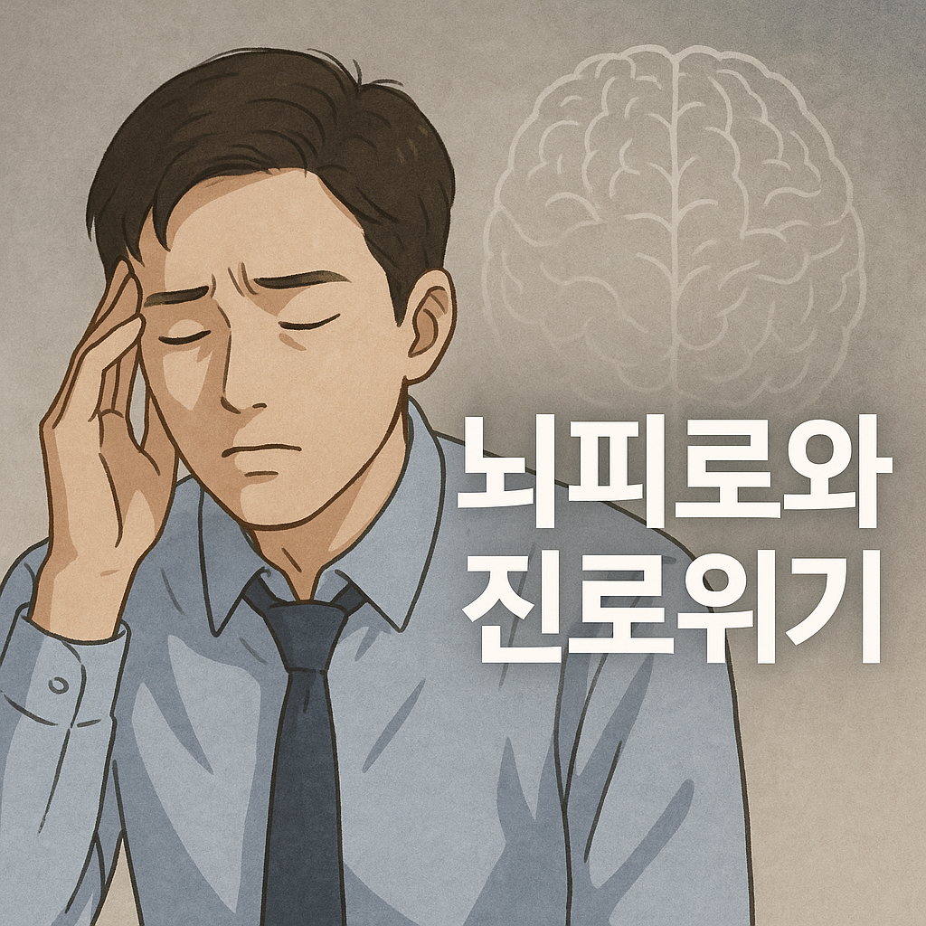 뇌피로가 진로 위기를 부른다? 직무 소진의 신호와 대처법