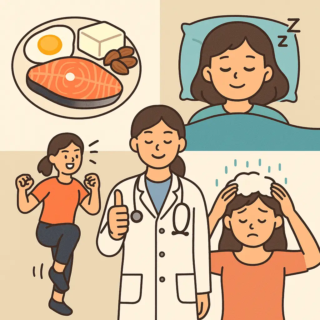 휴지기 탈모 관리 방법