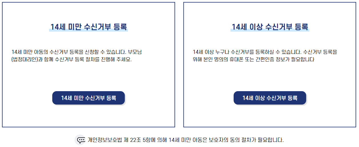 광고 전화 문자 차단