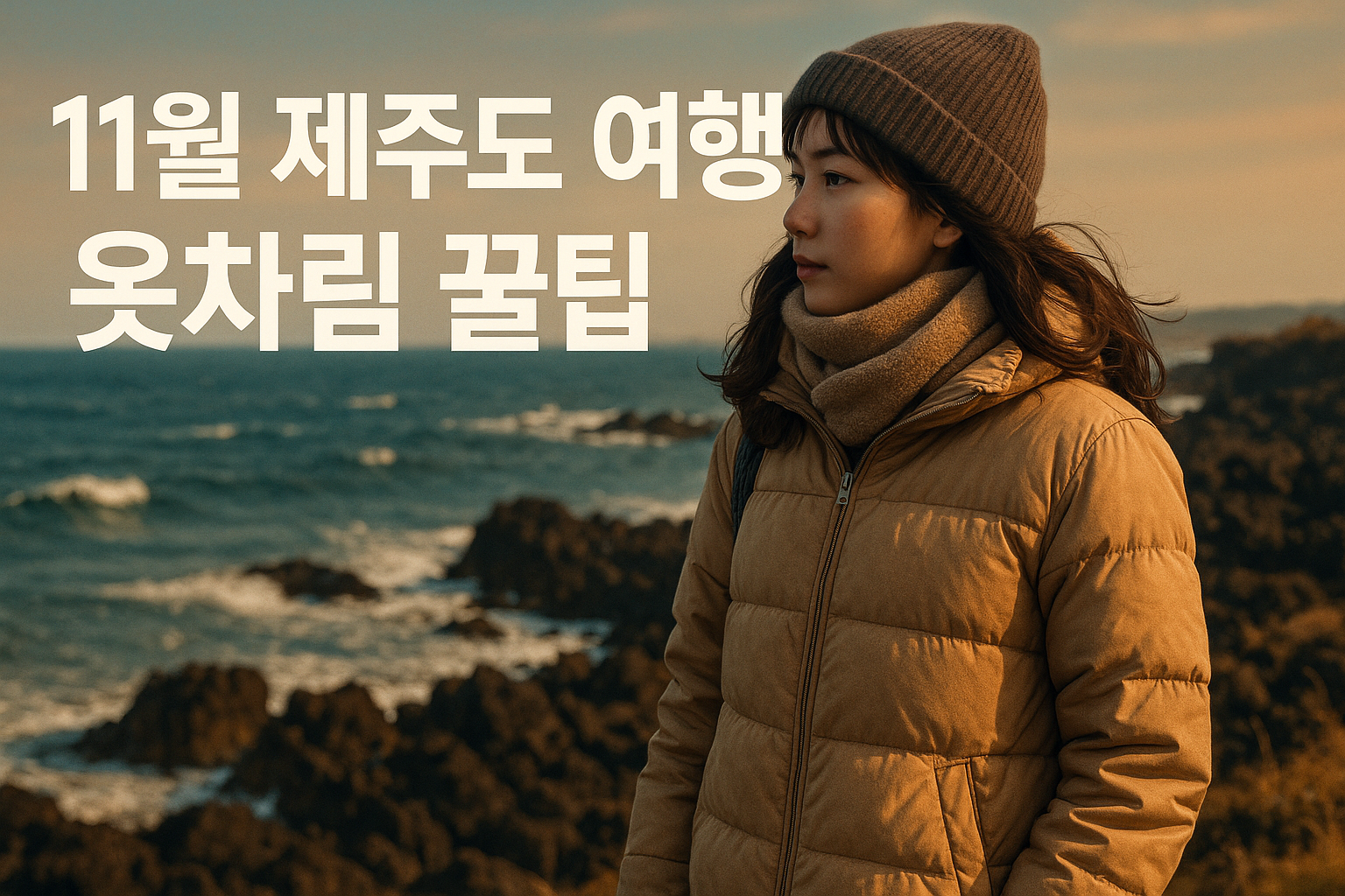 11월 제주도 옷차림 이미지
