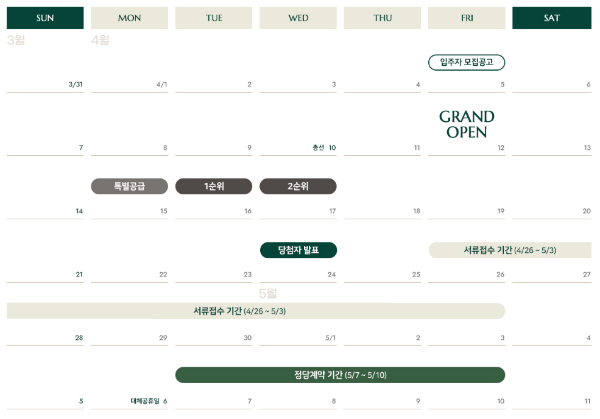 분양일정