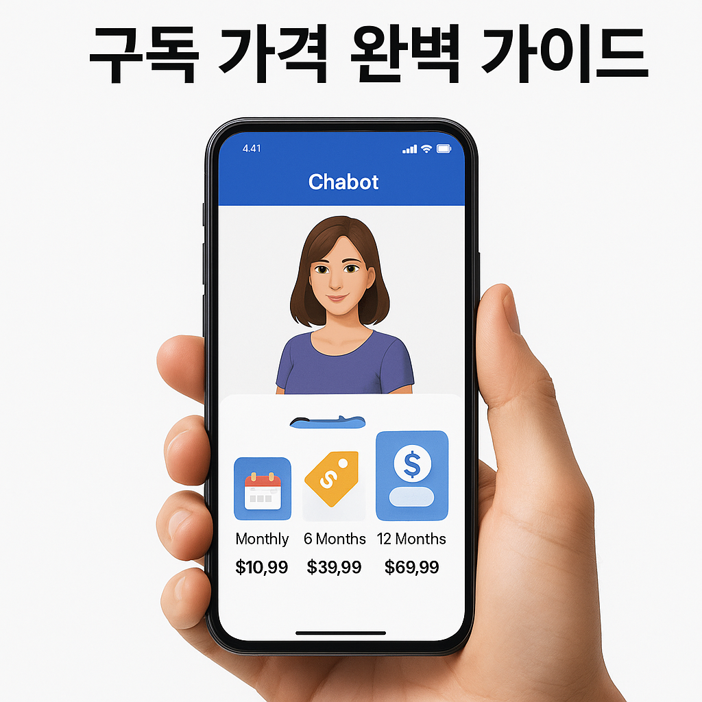 AI 반려챗봇 구독 가격 완벽 가이드: 가성비 끝판왕 서비스 비교 관련 이미지