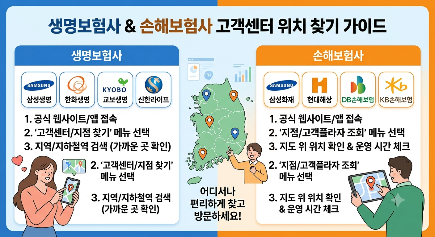 교보생명 고객센터 위치 찾기