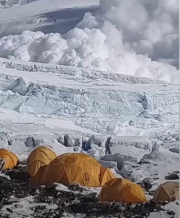 눈사태 재난상황