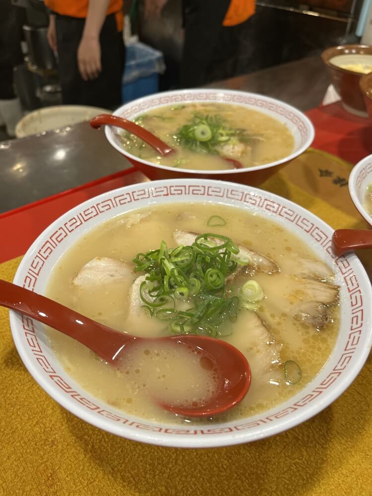 킨류라멘 파가 올라간 차슈라멘