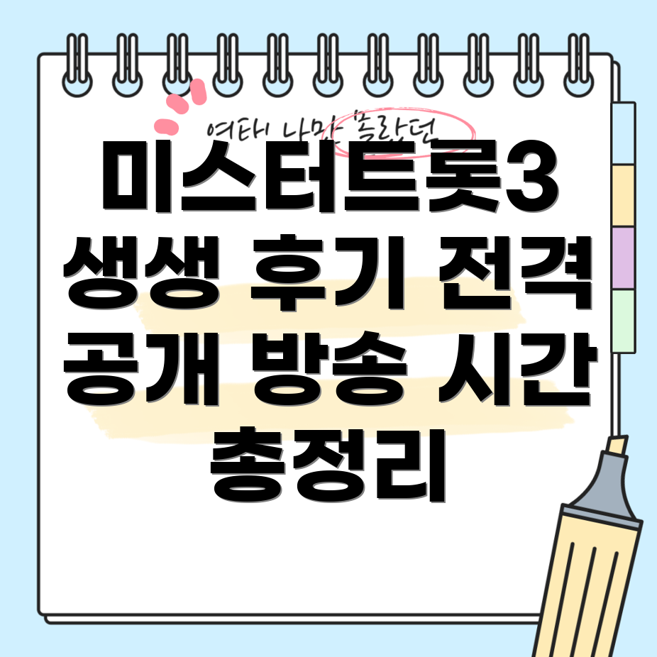 미스터트롯3