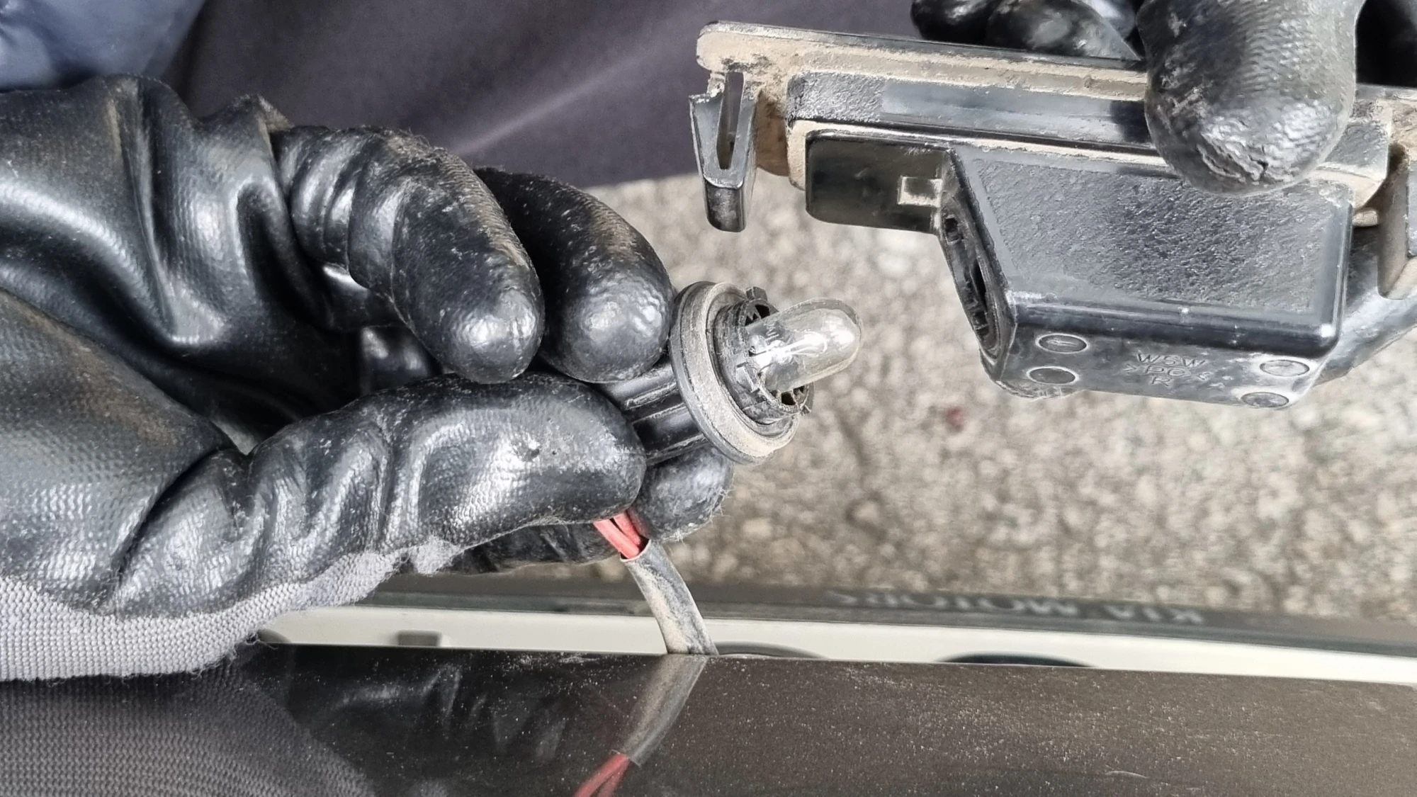 번호판 조명 전구