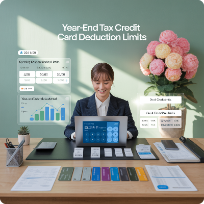 연말정산 카드공제 한도 이미지
