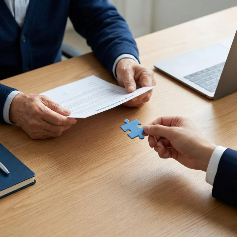 부모님 건강보험 피부양자 탈락을 막기 위한 재산 분할과 증여의 중요성을 상징하는 이미지