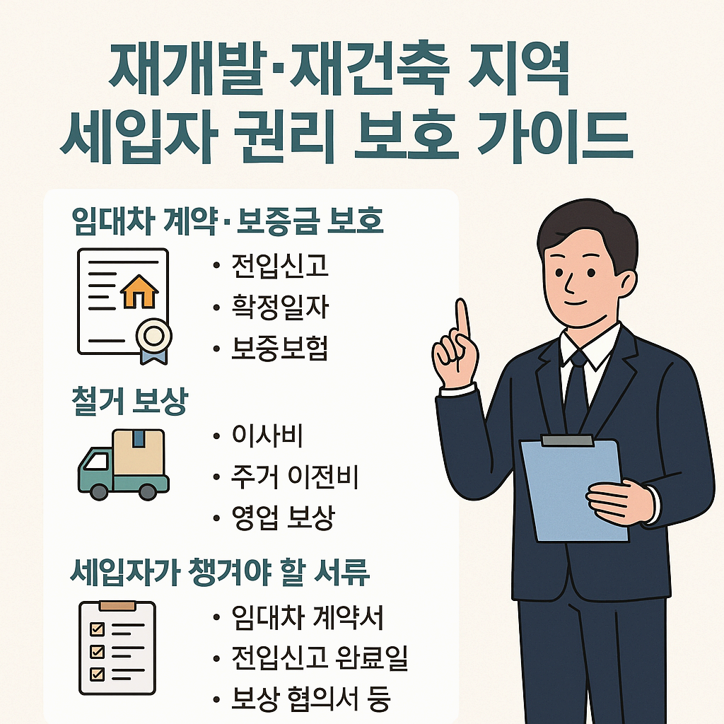 재개발&middot;재건축 지역 세입자 권리 보호 가이드