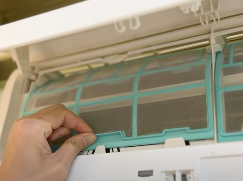 캐리어 벽걸이 에어컨 필터 청소5