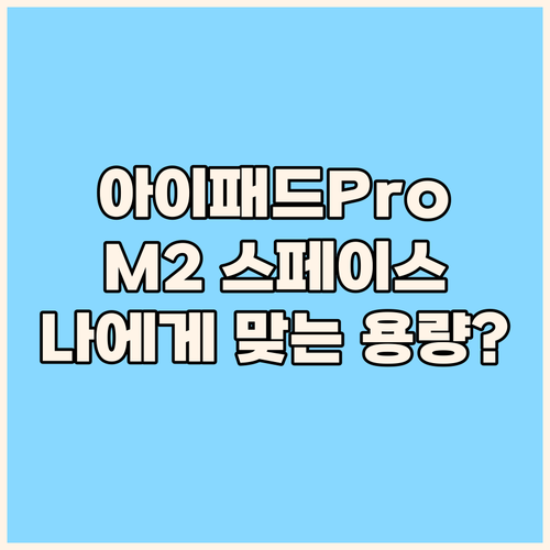 아이패드 Pro 11 M2 스페이스그..