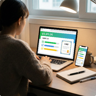 2026 실업급여 수급자격 신청자 온라인 교육 이미지