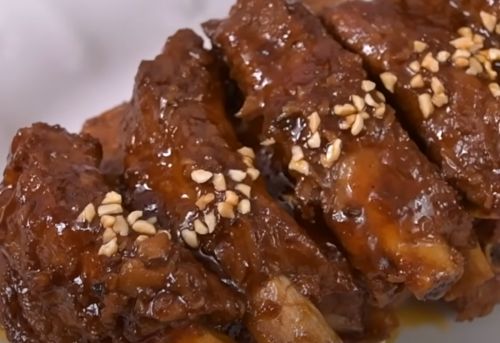 간장 등갈비 조림