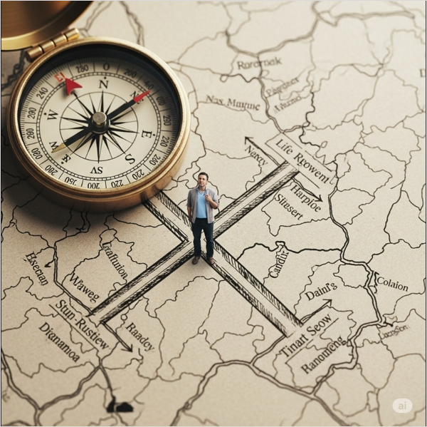 "내 전반적인 삶의 관점은 어떻게 요약될 수 있어?" 상징 이미지