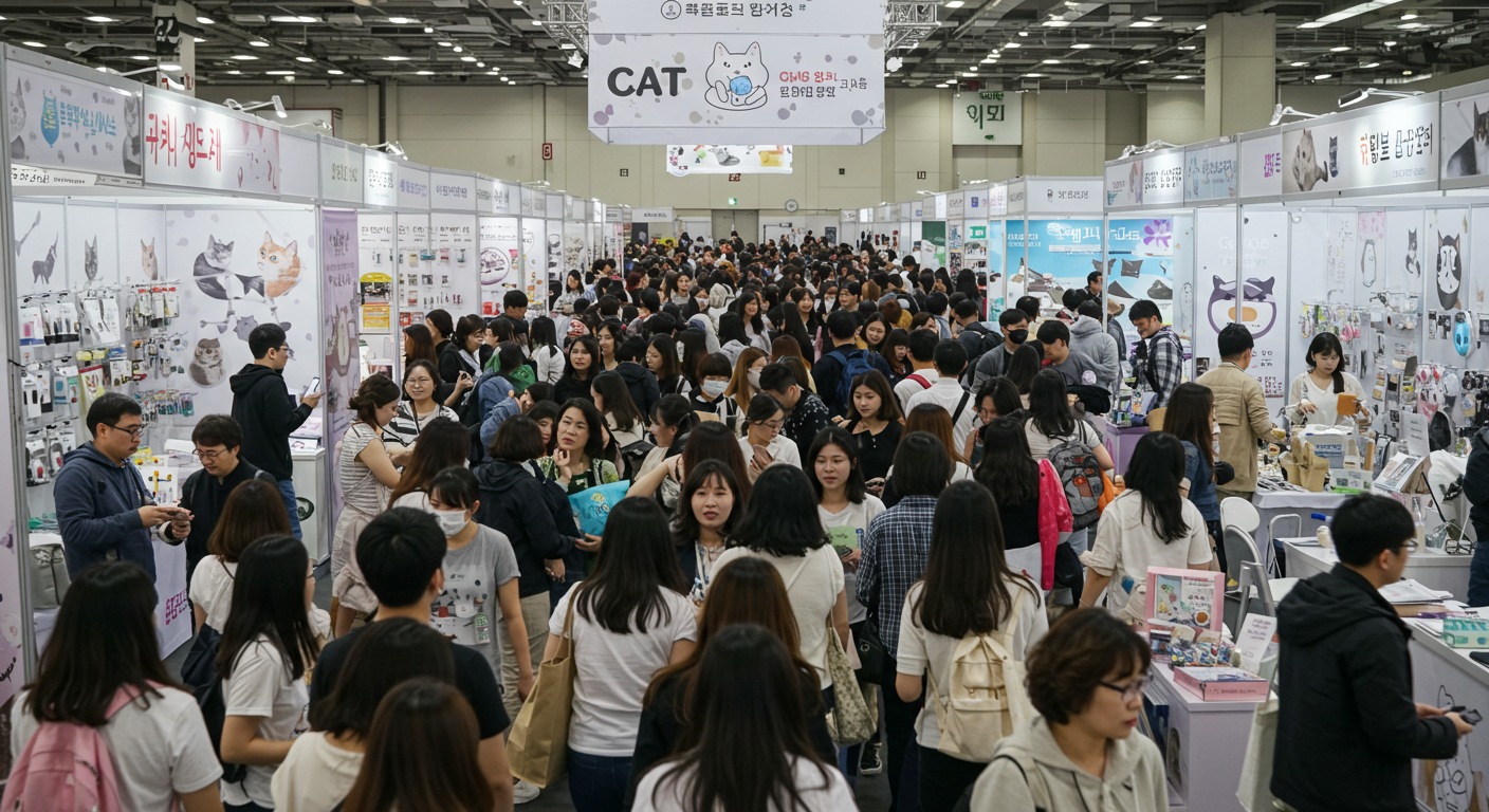 &ldquo;2025 부산 캣쇼 첫날 폭발적 현장! 사전등록&rarr;캣쇼백&rarr;방문자 수치 총정리&rdquo;