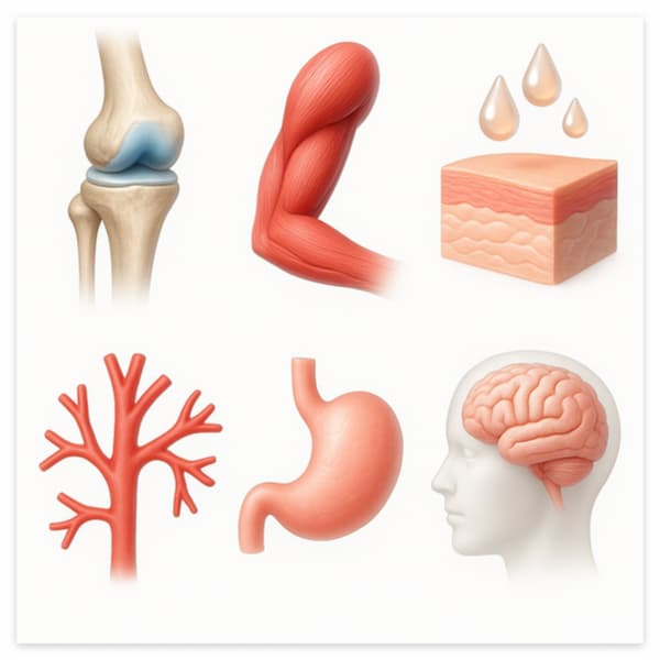 자가면역질환 종류 - 관절, 근육, 피부, 혈관, 심장, 뇌 등 전신에 미치는 영향