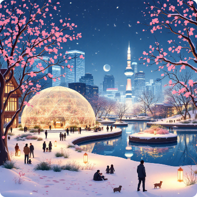 한강페스티벌 겨울 봄ON한강 가상 이미지