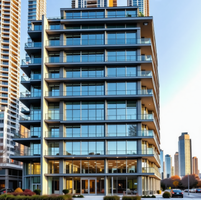 도심속에 지어진 주거주택