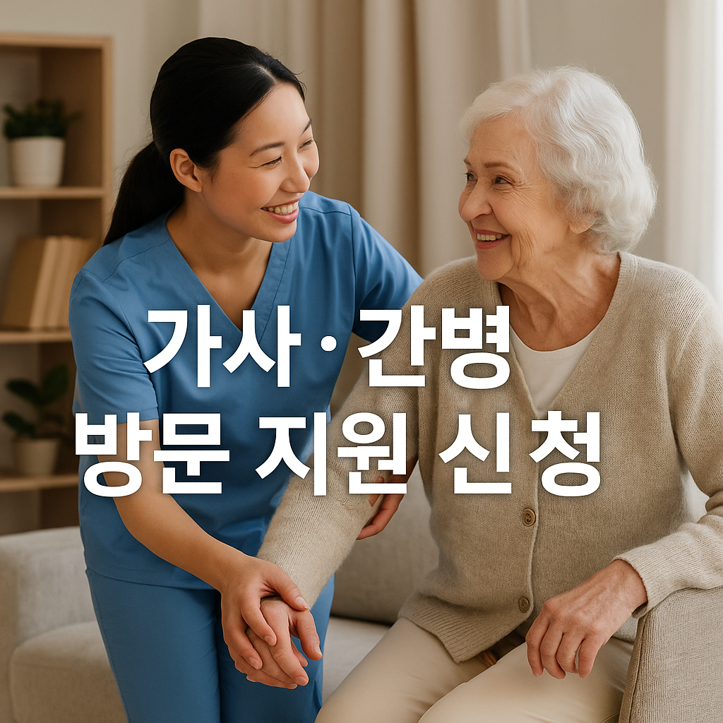 혼자 살기 힘든 어르신 필수! 👵 가사&middot;간병 서비스 총정리