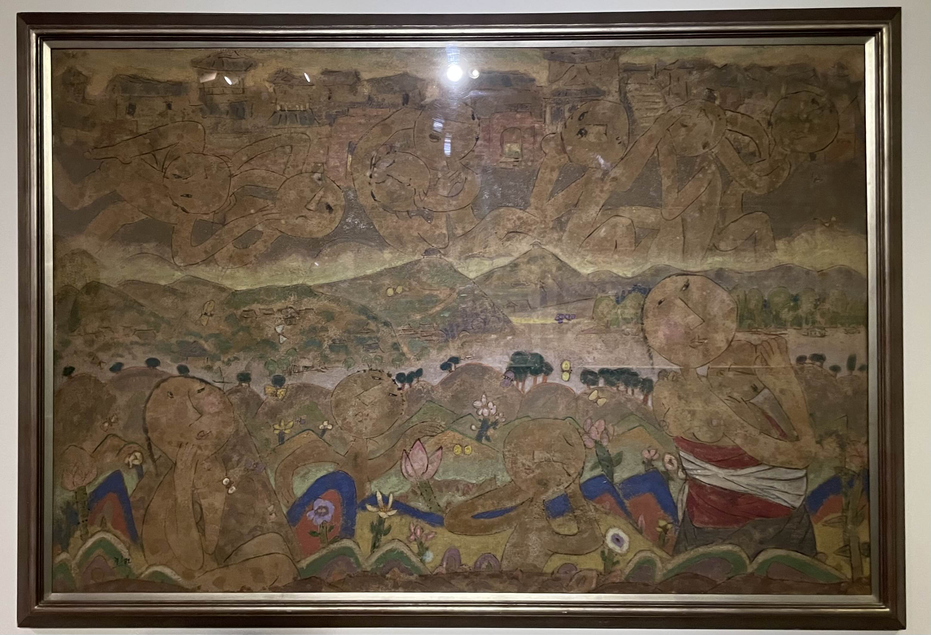 최영림-하동(1974, 캔버스에 유채)