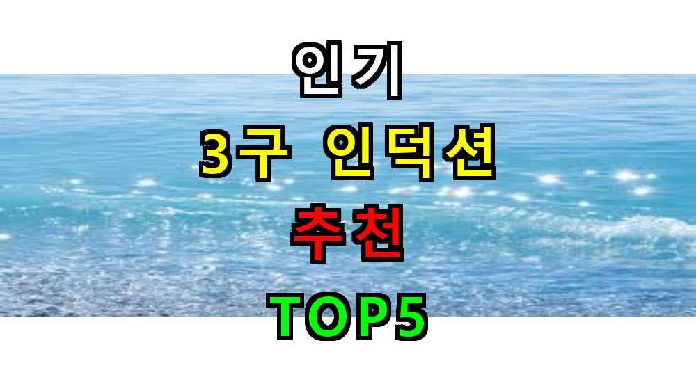 3구 인덕션 추천 가격비교 TOP 5