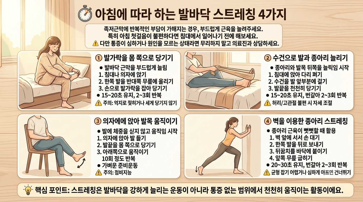 아침발바닥통증