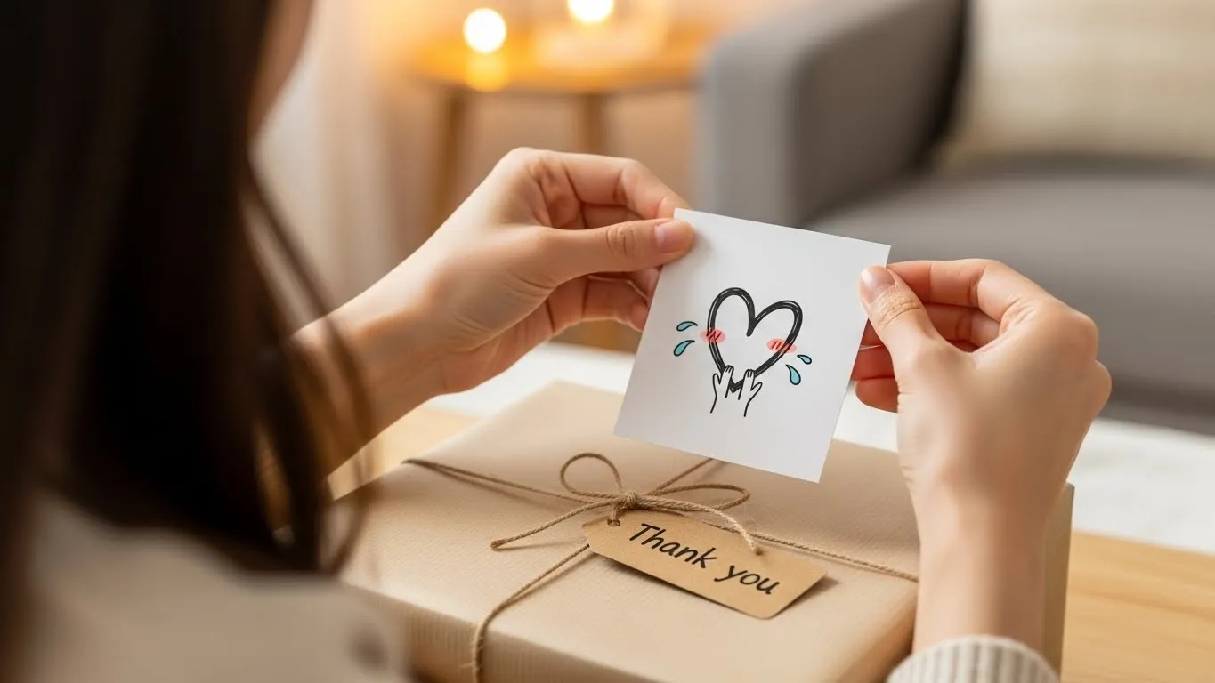 선물에 적기 좋은 감사 문구