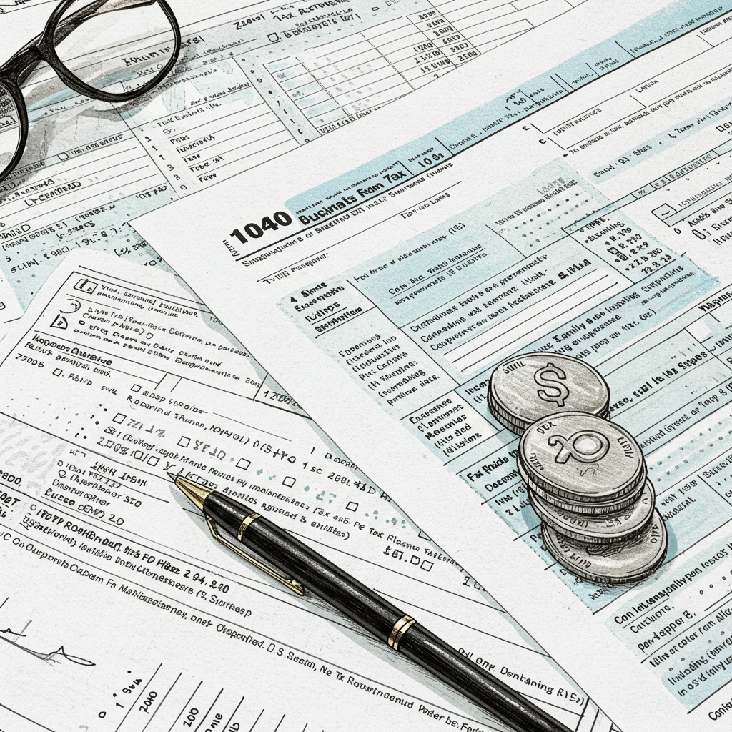 법인세 신고와 절세 관련 사진