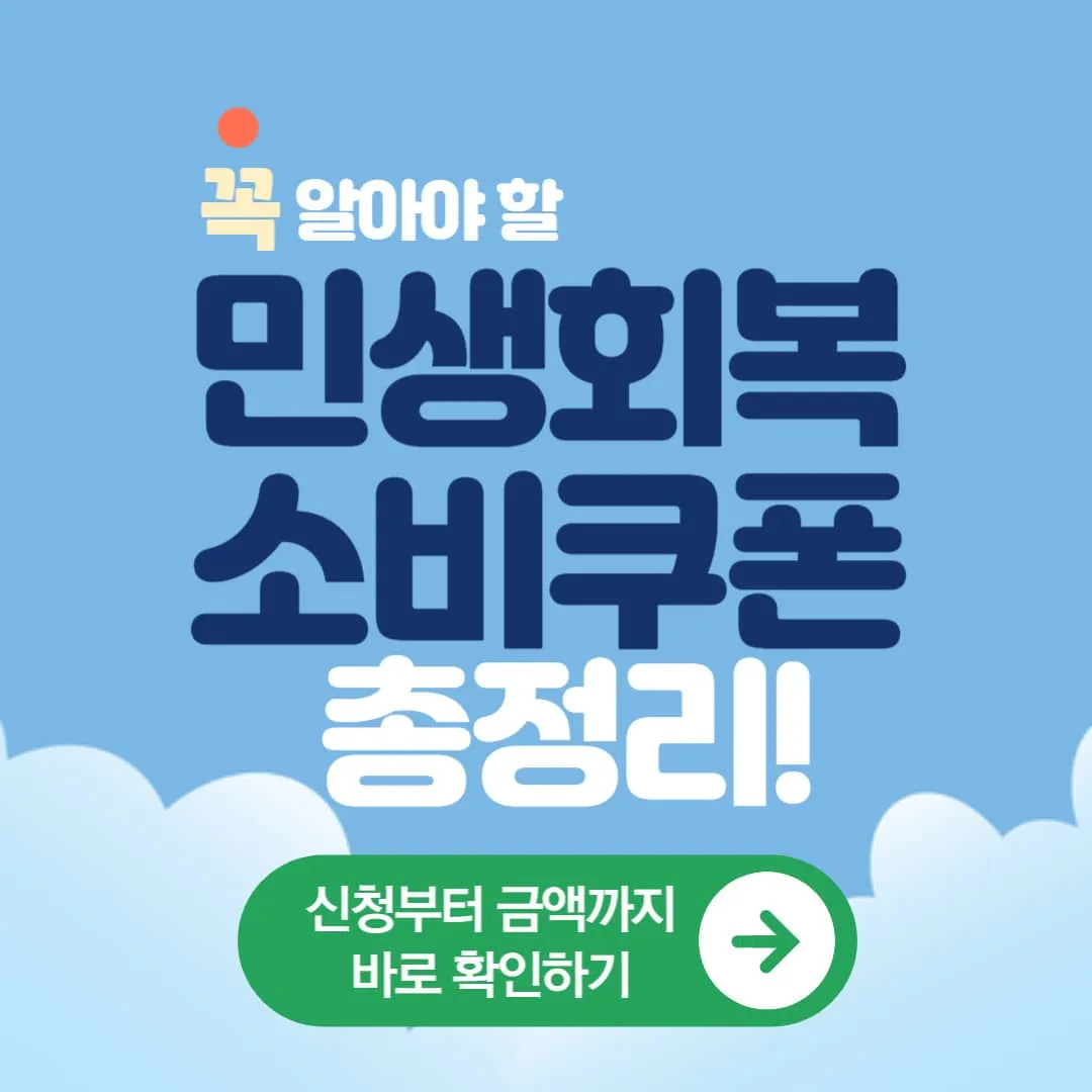 민생회복 소비쿠폰