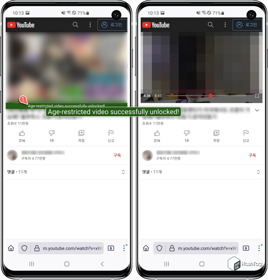 YouTube Age-restricted unlocked