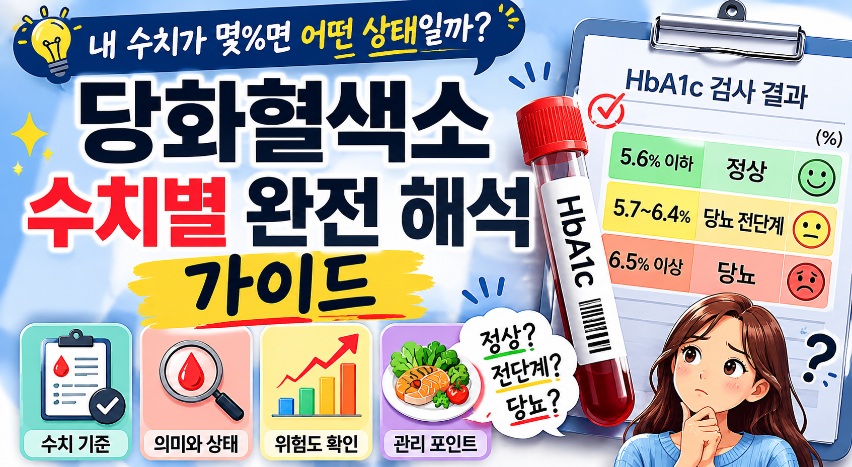 당화혈색소 수치별 완전 해석 가이드