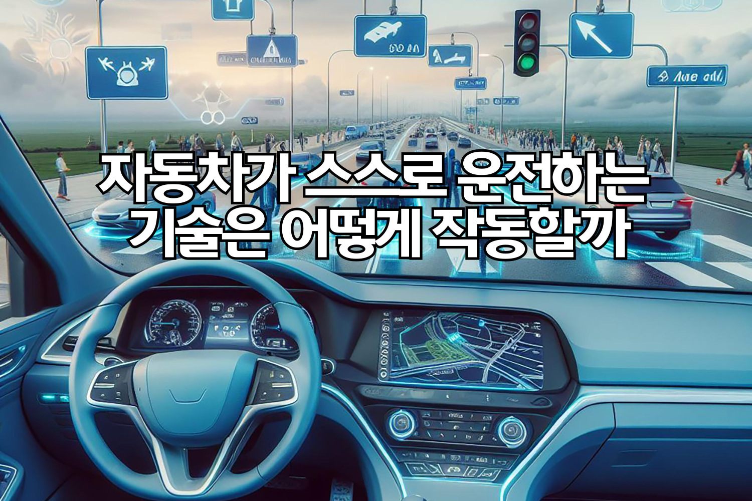자동차가 스스로 운전하는 기술은 어떻게 작동할까