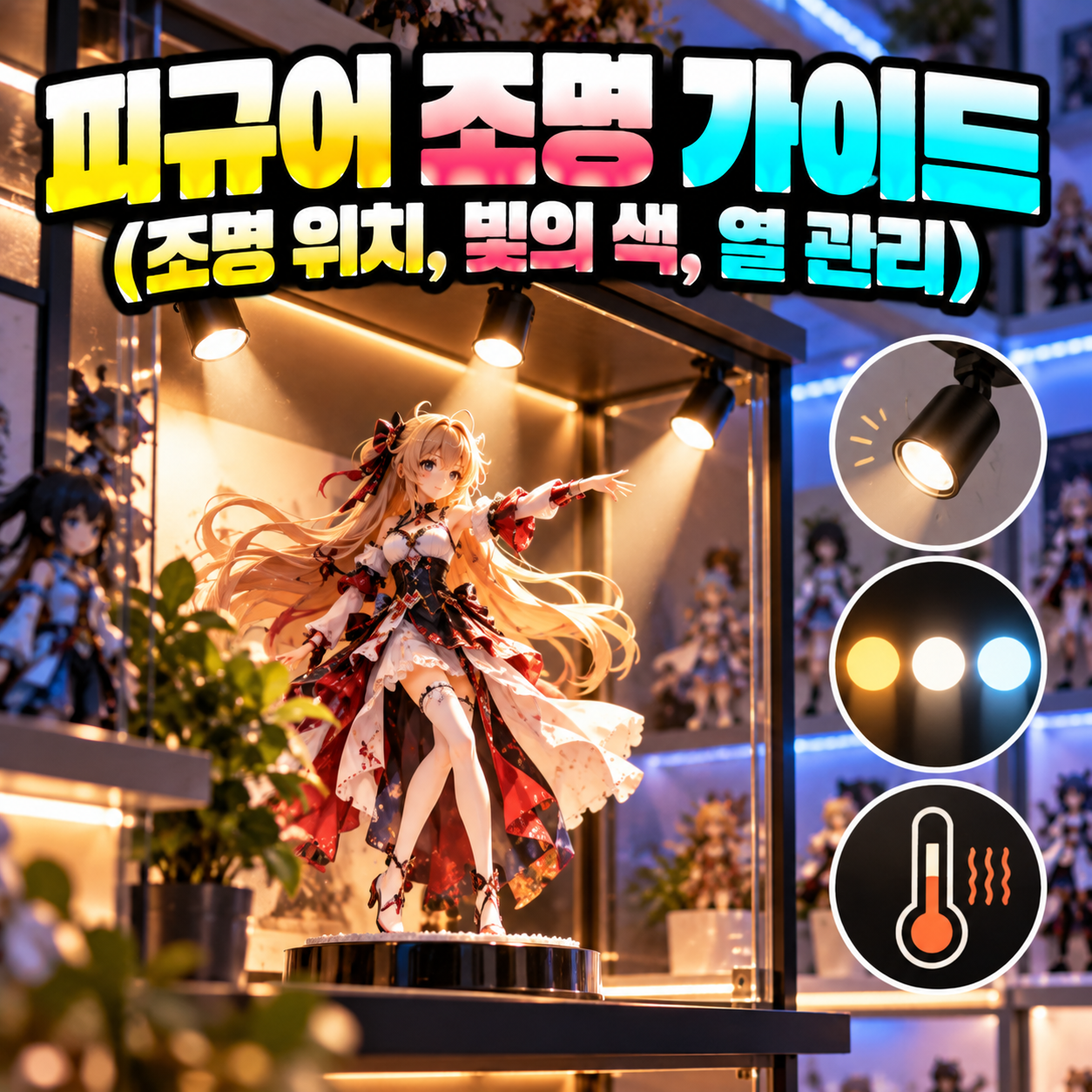 피규어 조명 가이드