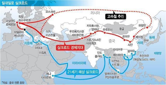 일대일로 실크로드 출처 서울신문