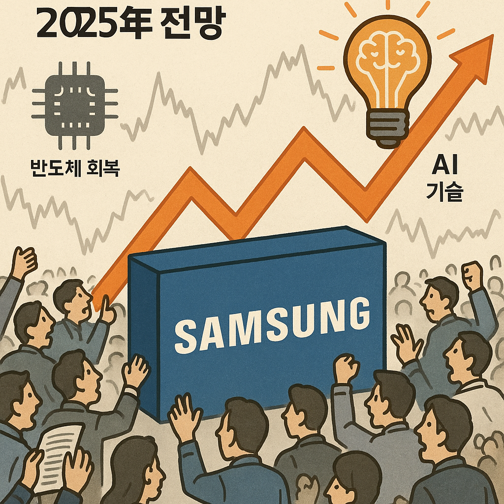 2025년 삼성전자 주가, AI와 반도체 사이클이 이끄는 상승 가능성 분석