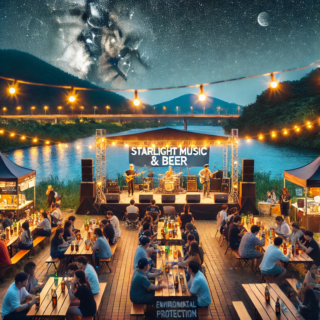 별빛음악과 맥주의 만남