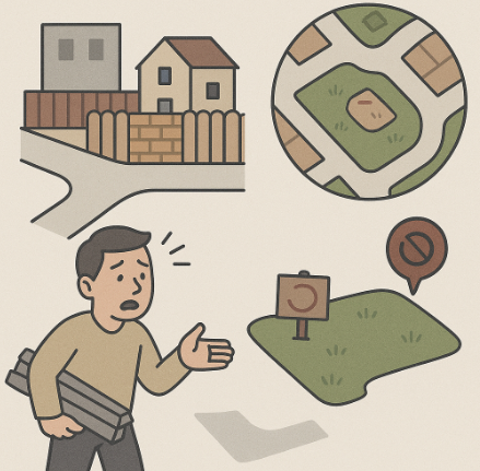 진입도로 없는 토지