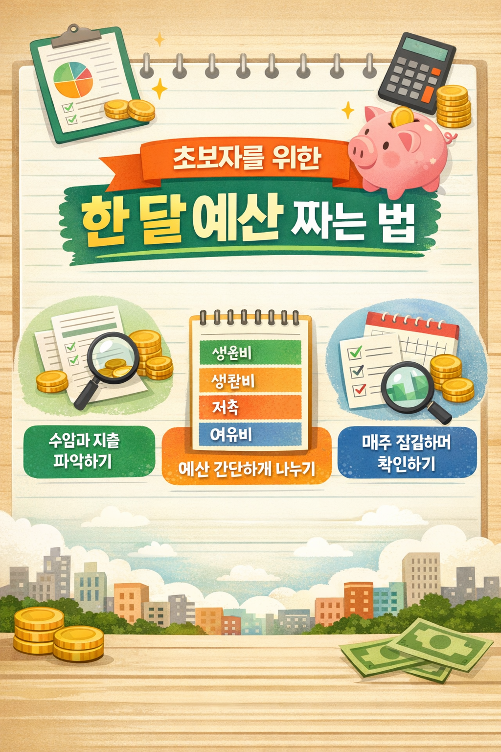 초보자를 위한 한 달 예산짜는 법