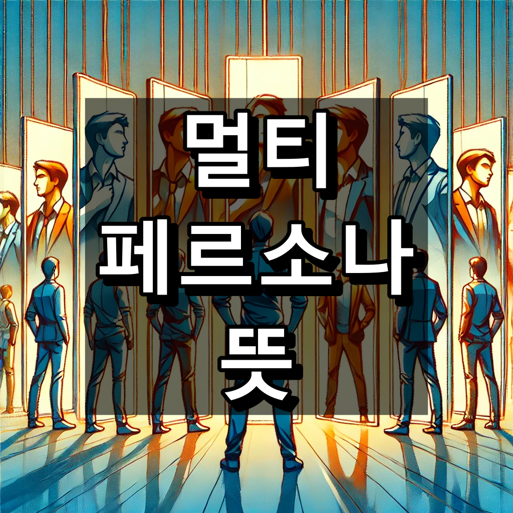 멀티 페르소나 뜻
