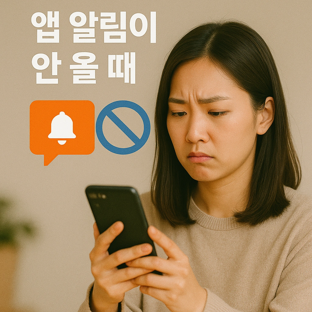 앱 알림이 안 올 때 100% 해결하는 방법