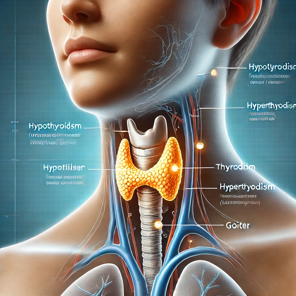 갑상선 구조 관련 사진