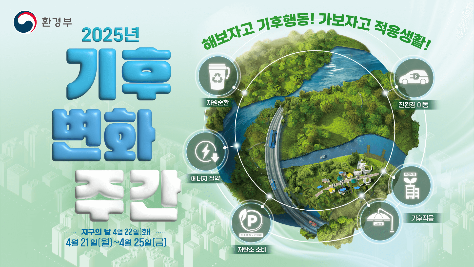 기후 변화 주간 포스터